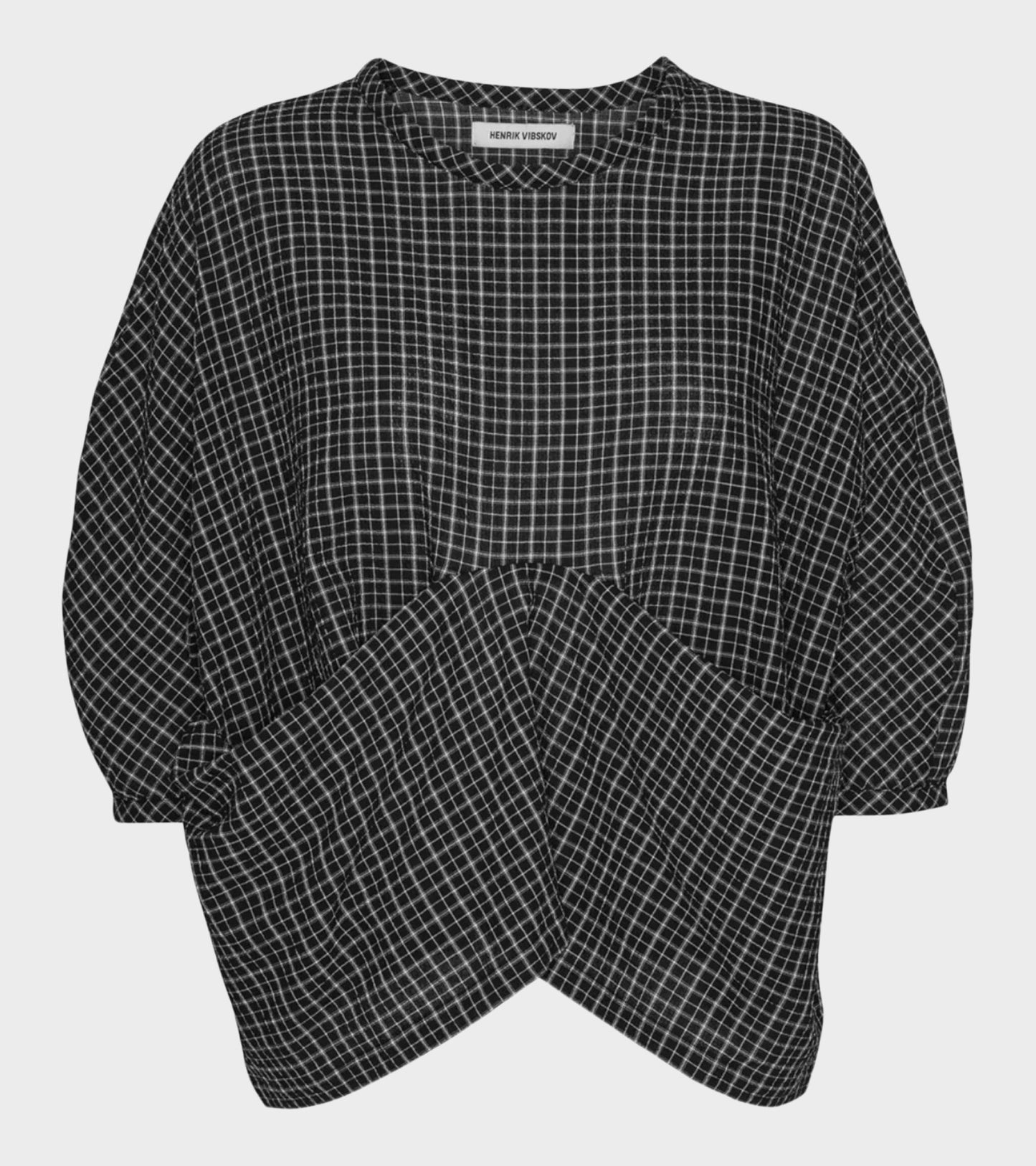 Limp Blouse Black/White Checks