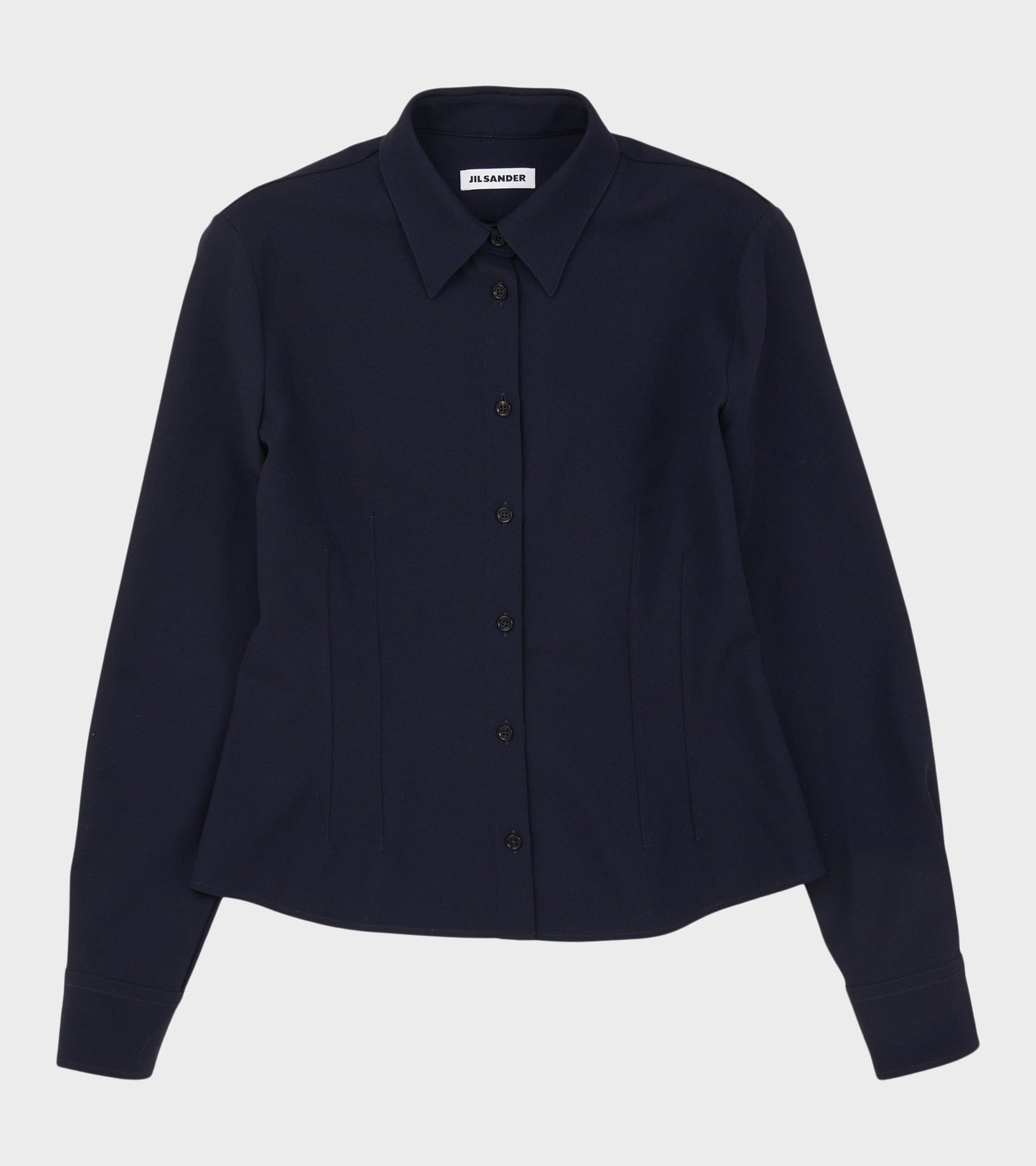 Fluid Wool Sable Shirt Ink