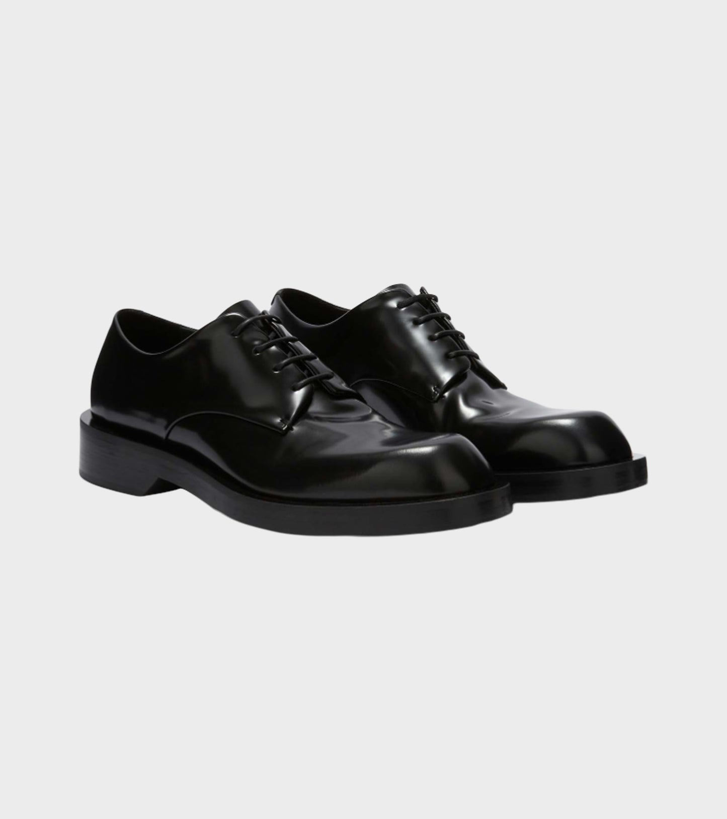Leather Lace-up Shoe Black