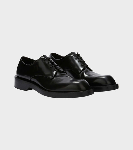 Leather Lace-up Shoe Black