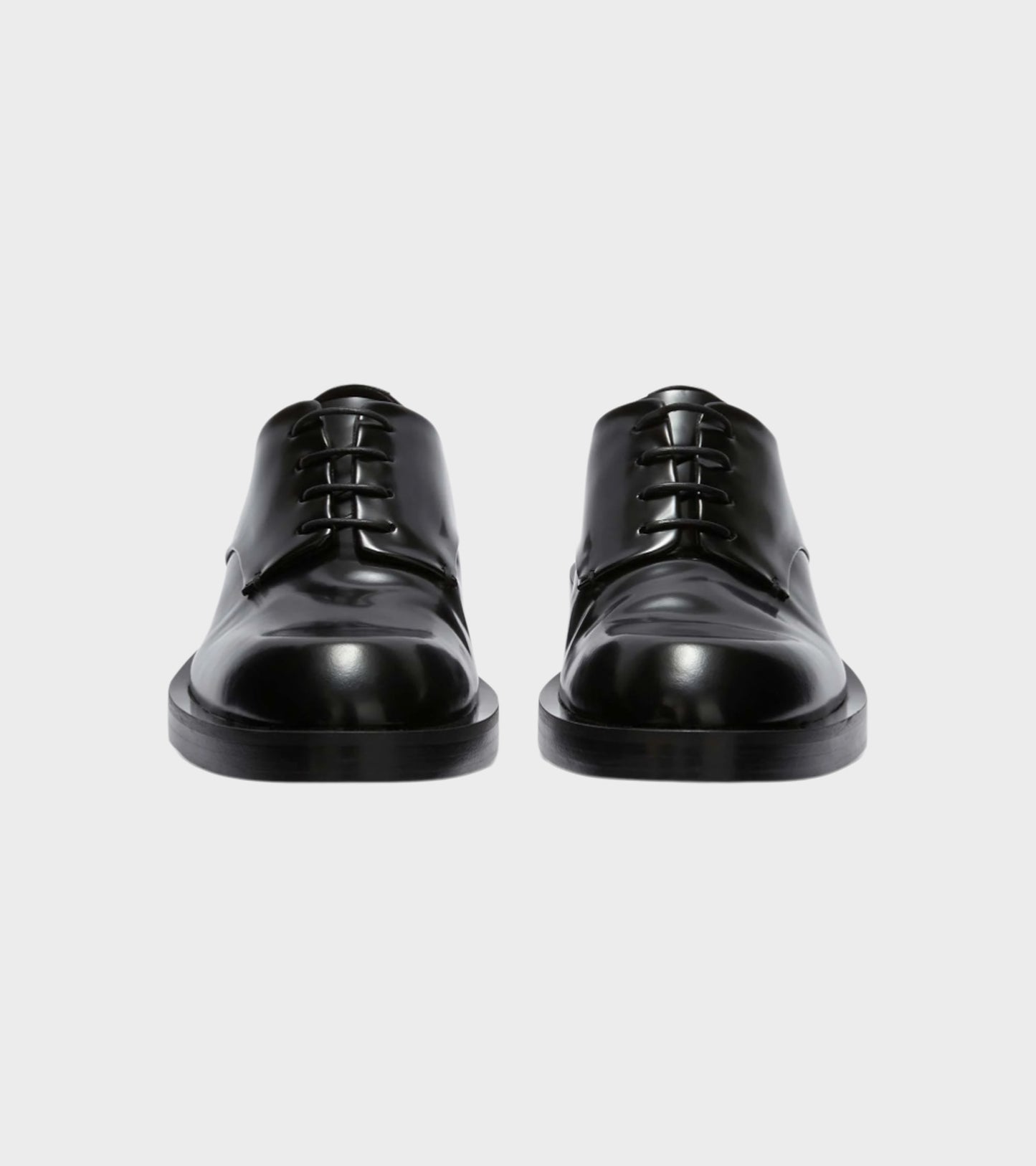 Leather Lace-up Shoe Black