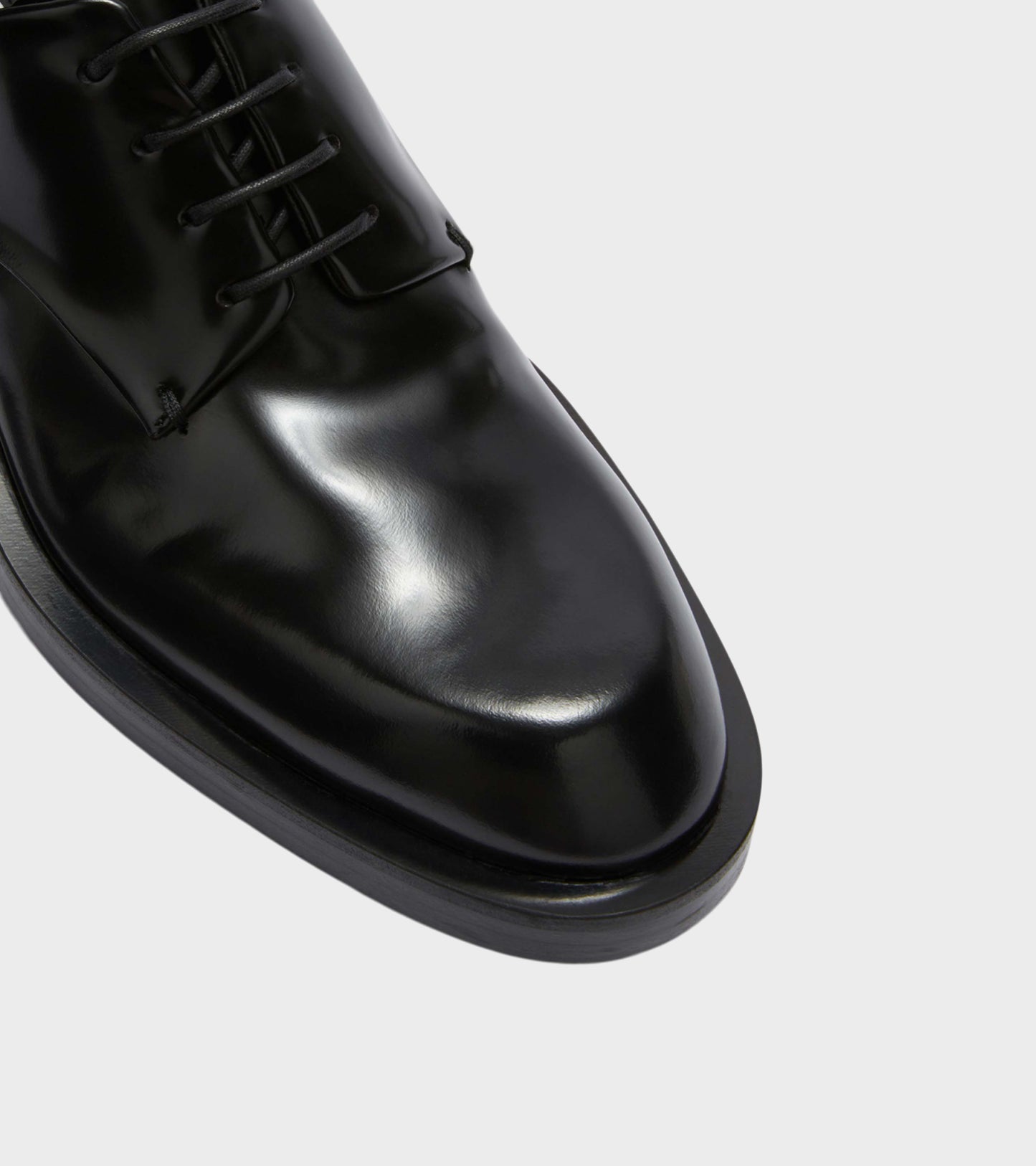 Leather Lace-up Shoe Black