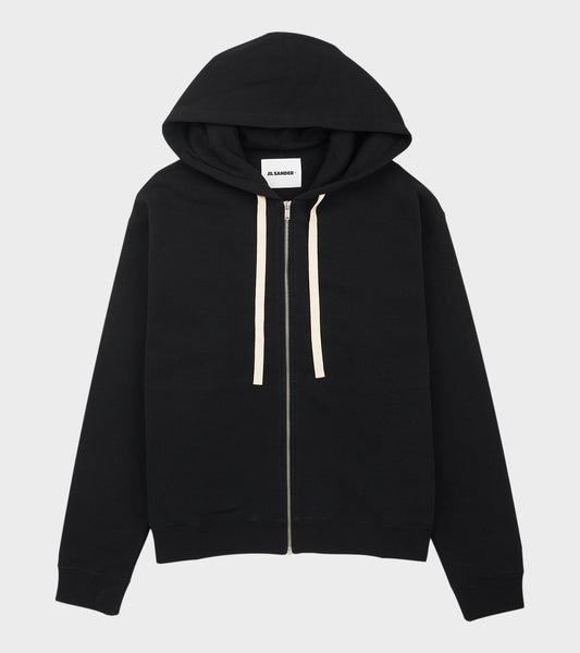 Zipped Hoodie Black