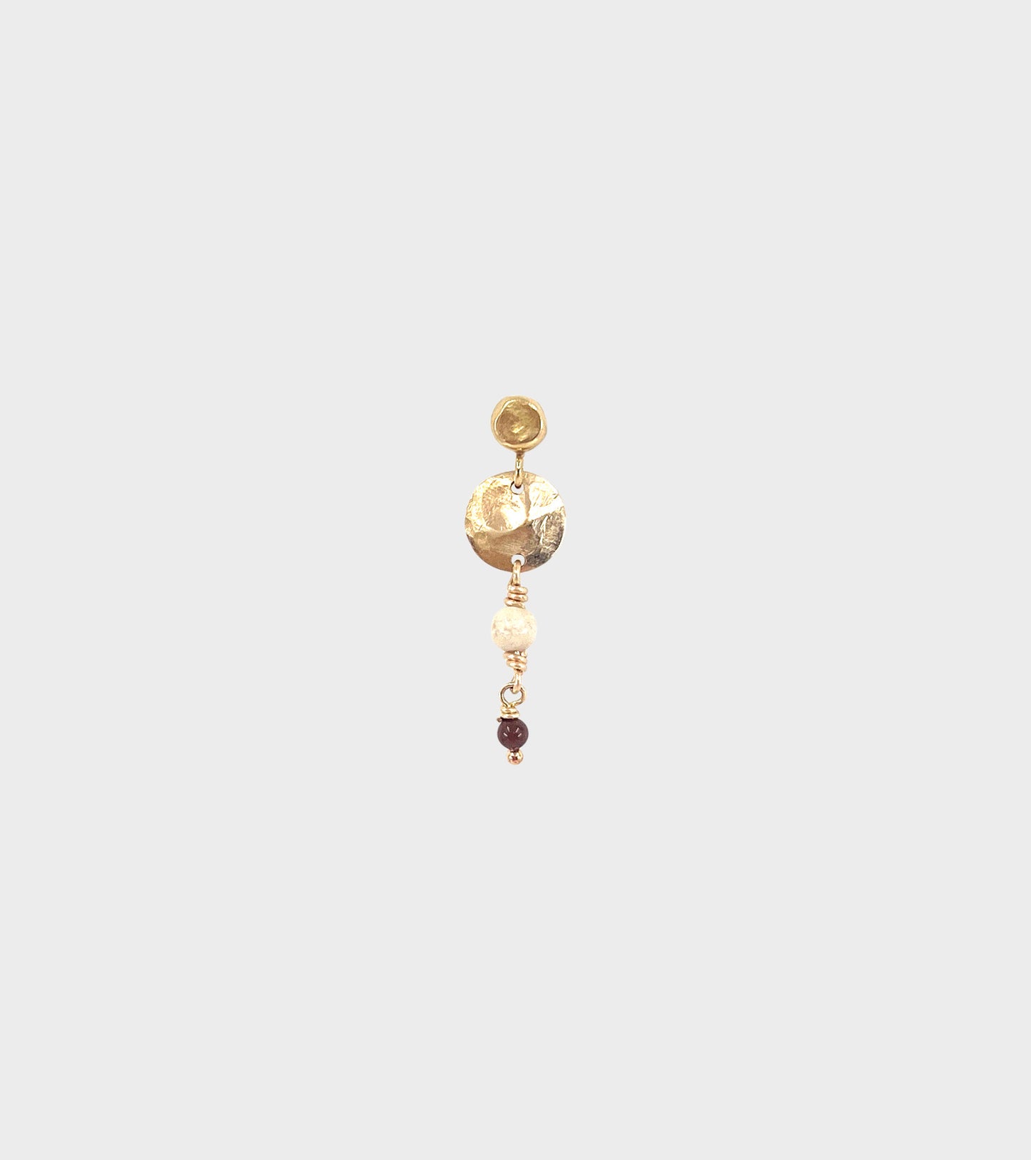 Dalia Earring Cream Riverstone