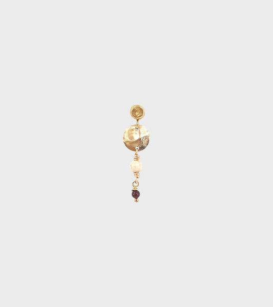 Dalia Earring Cream Riverstone
