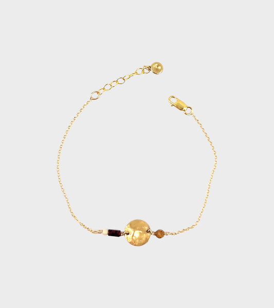 Zahia Bracelet Cream/Brown