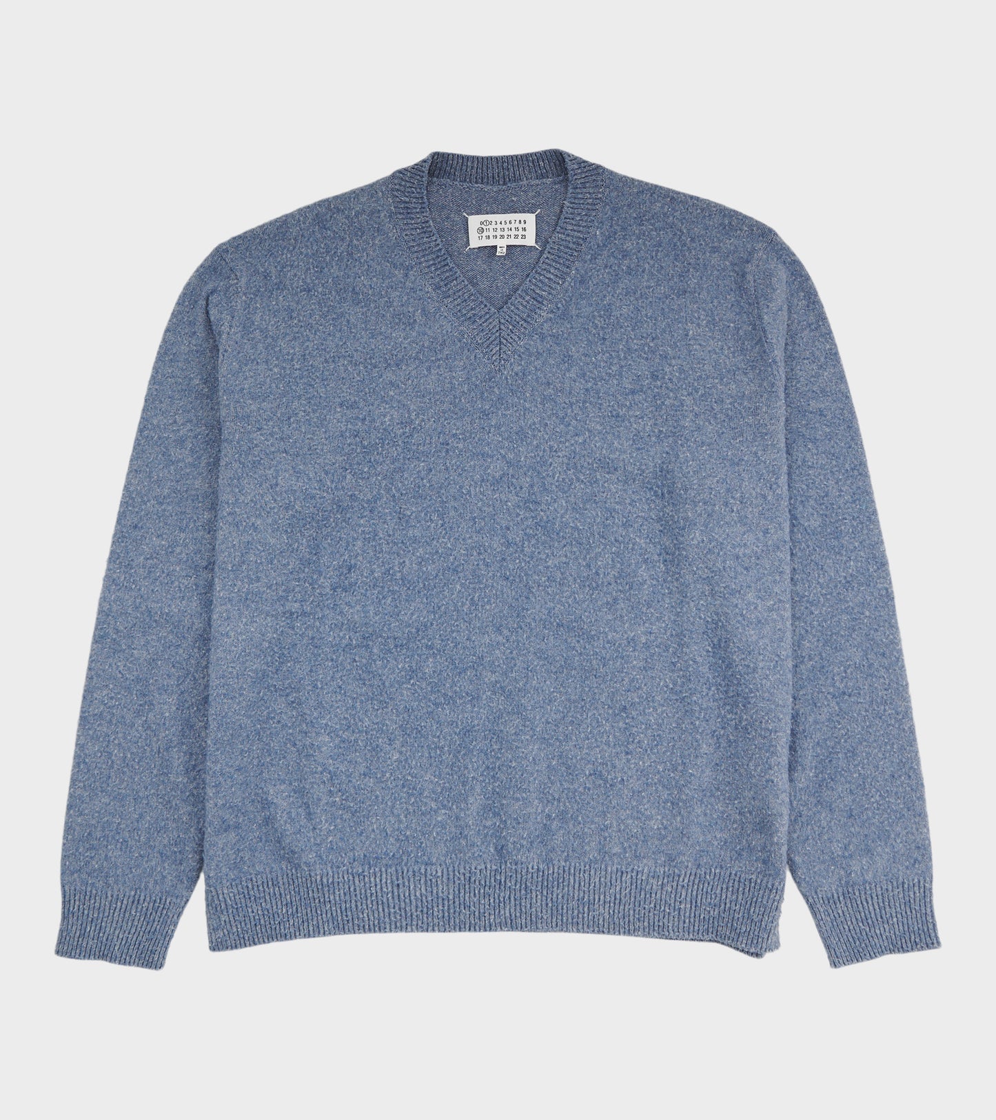 Pile Knit Sweater Blue