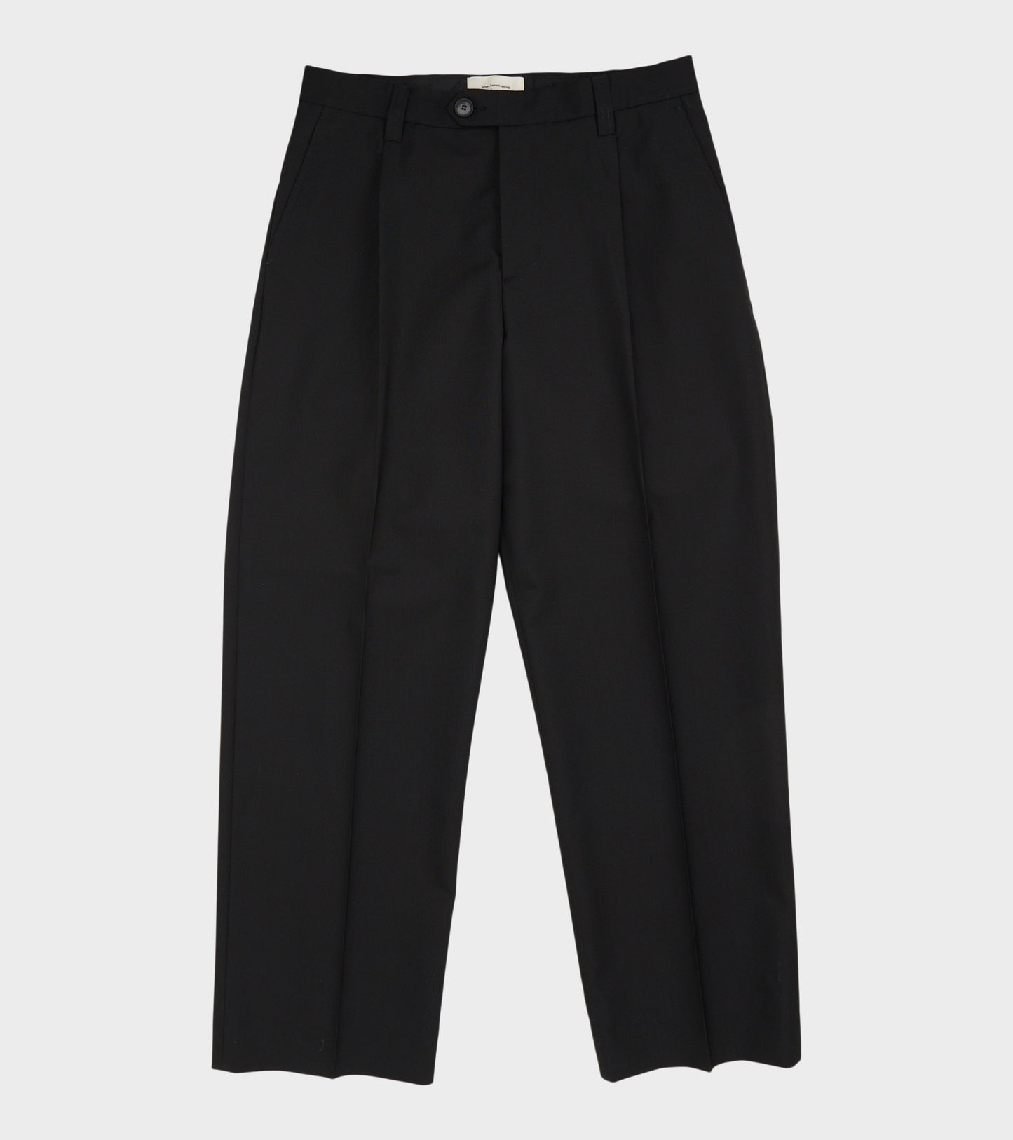 Service Trousers Black Tropical Wool