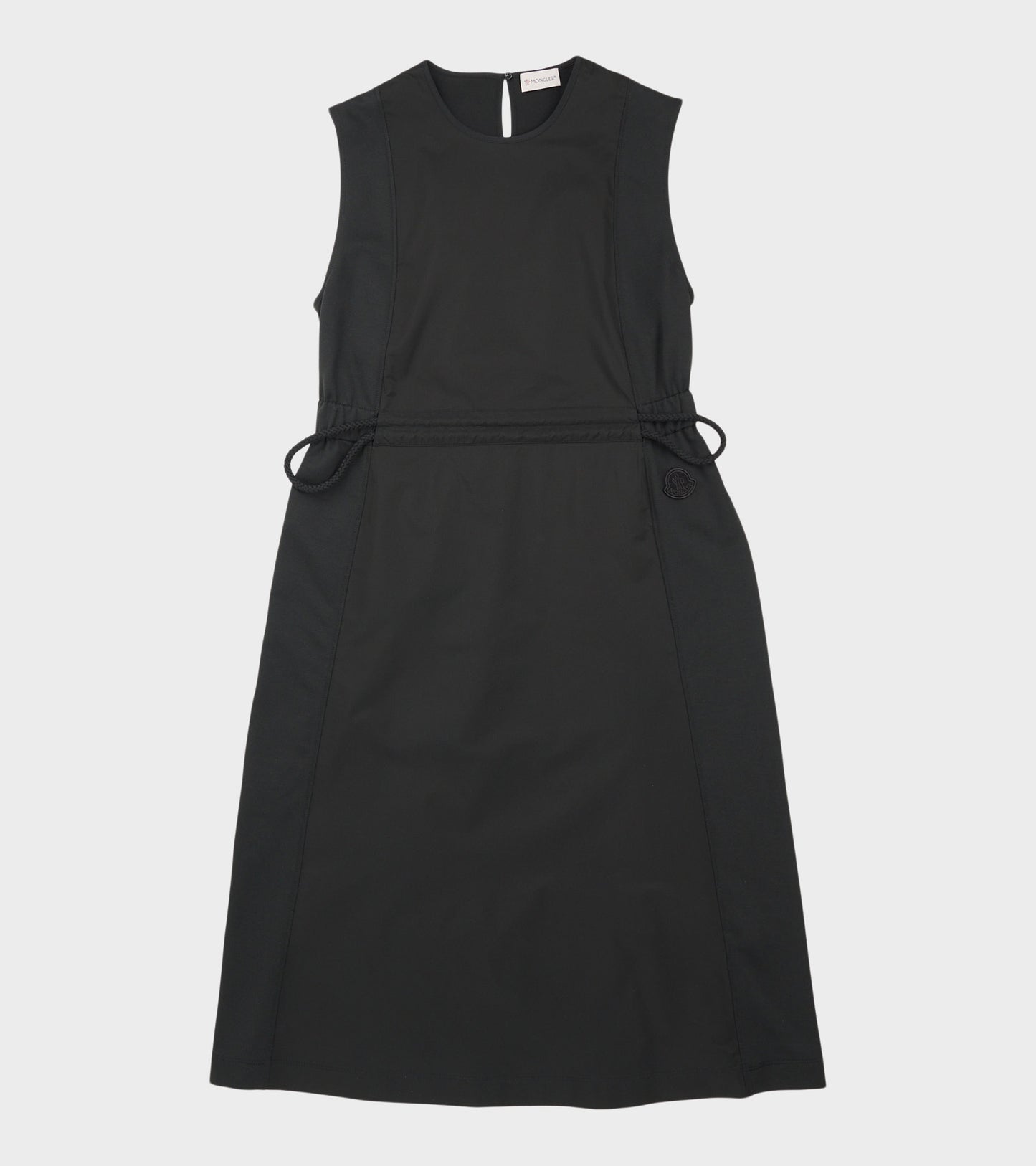 Cotton Midi Dress Black