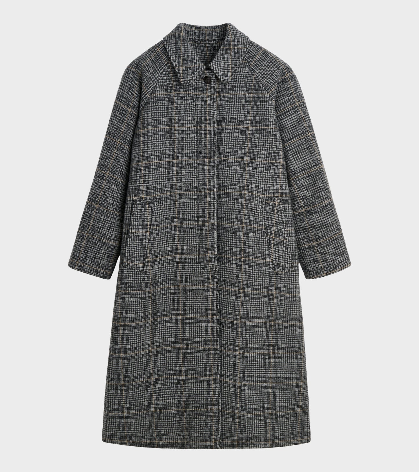 Mary Coat Grey Check