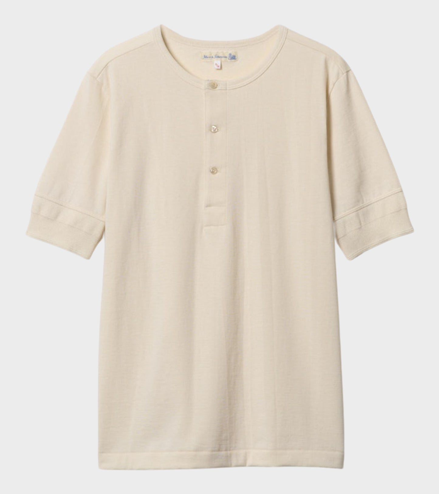 207 Men's Loopwheeled Henley T-shirt Nature