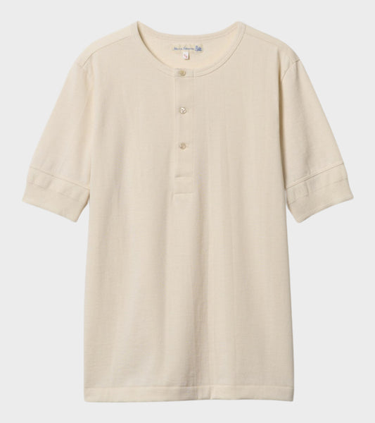 207 Men's Loopwheeled Henley T-shirt Nature
