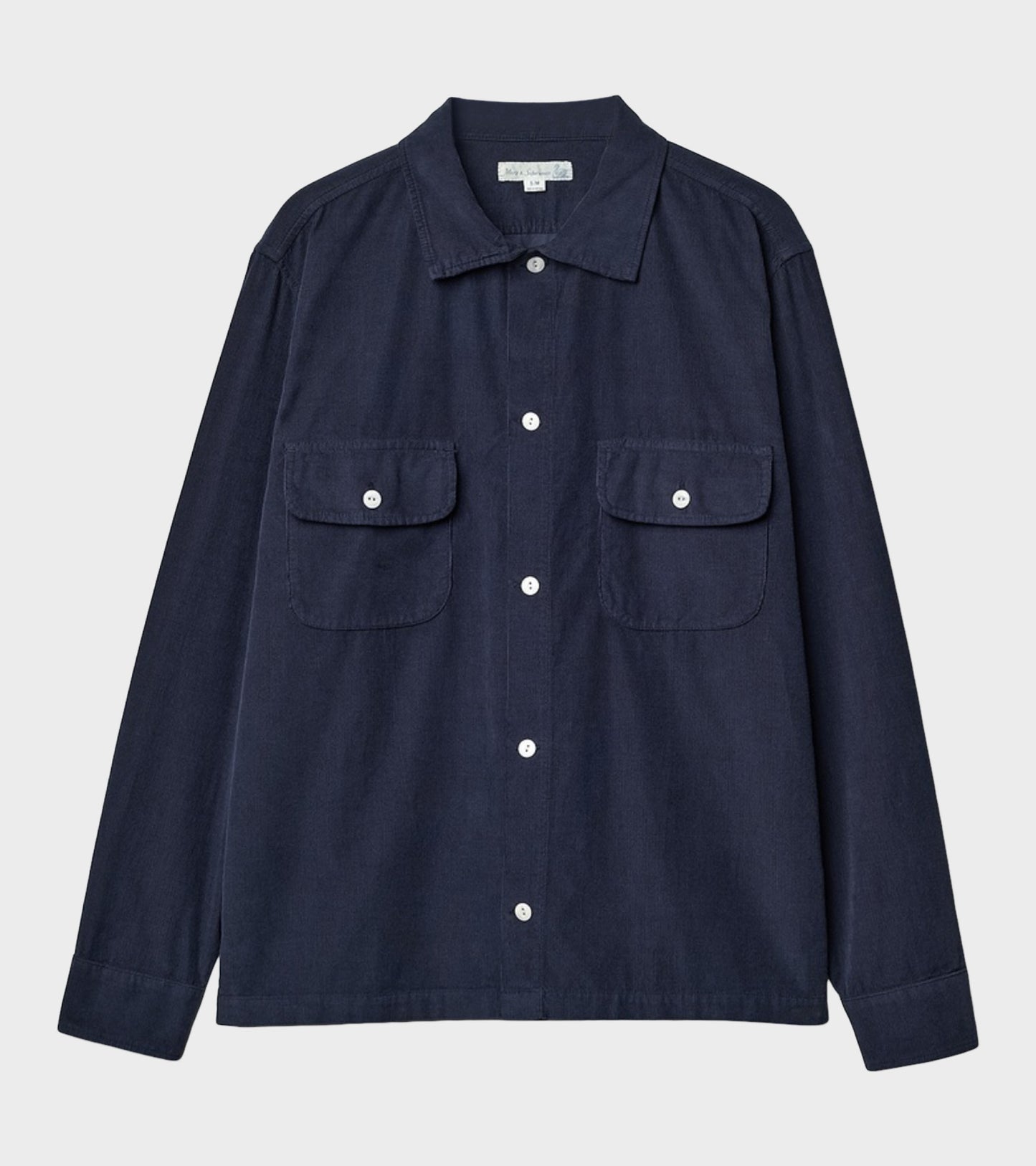 Corduroy Shirt Night Blue