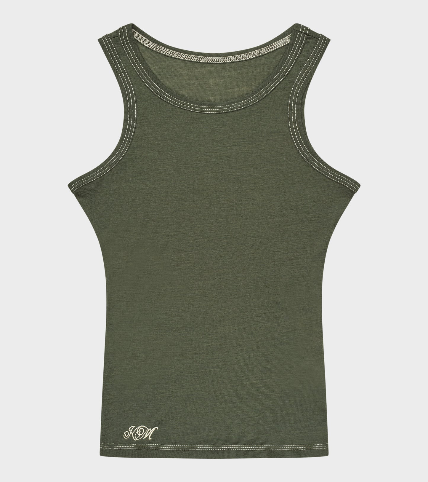 Milo Top Grey/Green Melange