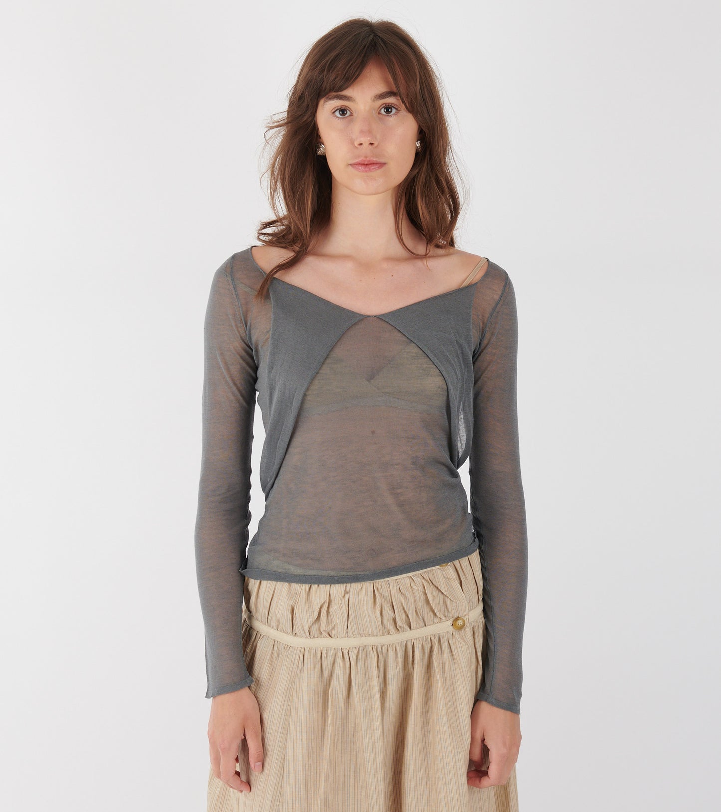Clyo Long-sleeved Grey