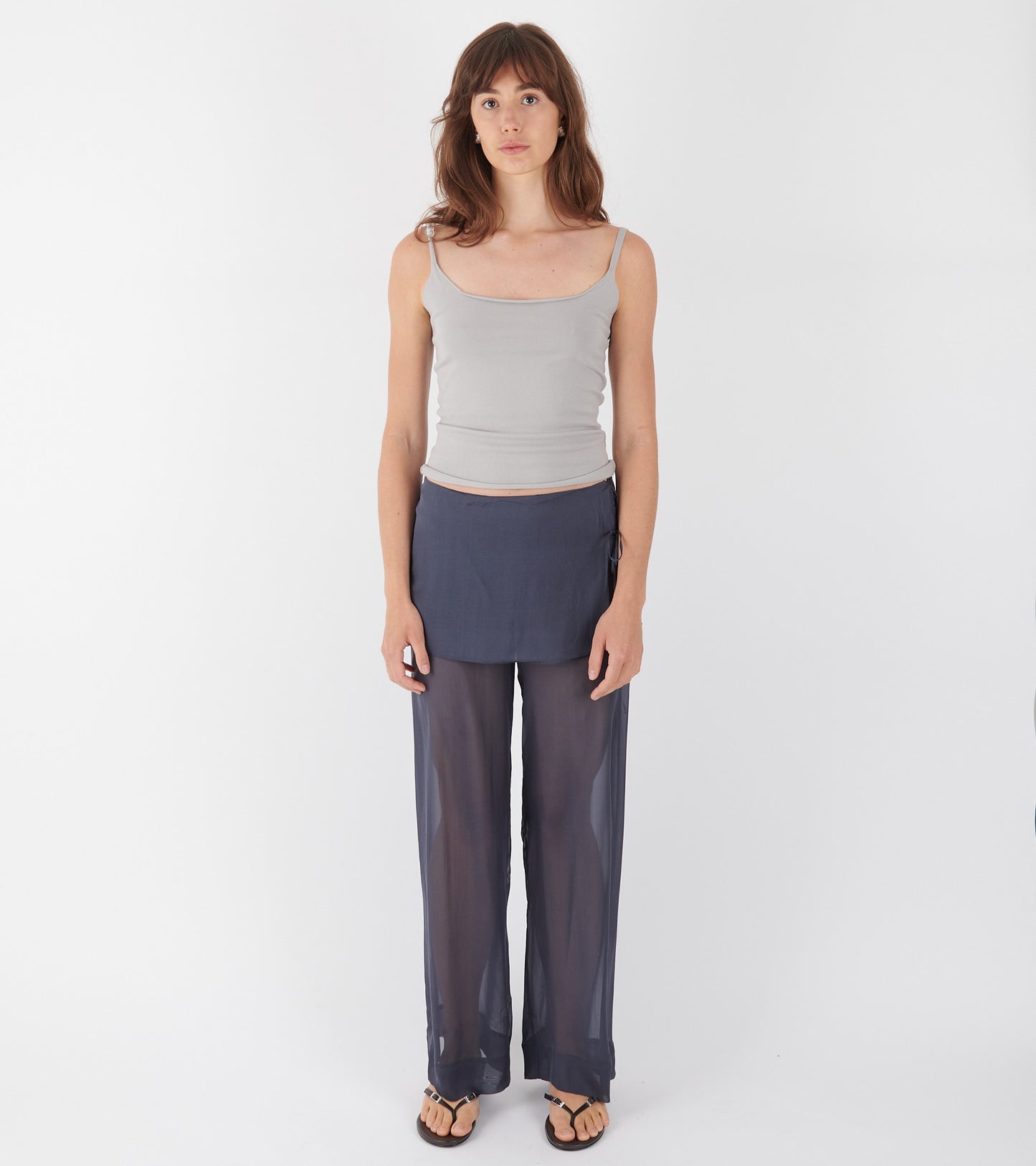 Silk Archive Pants Blue