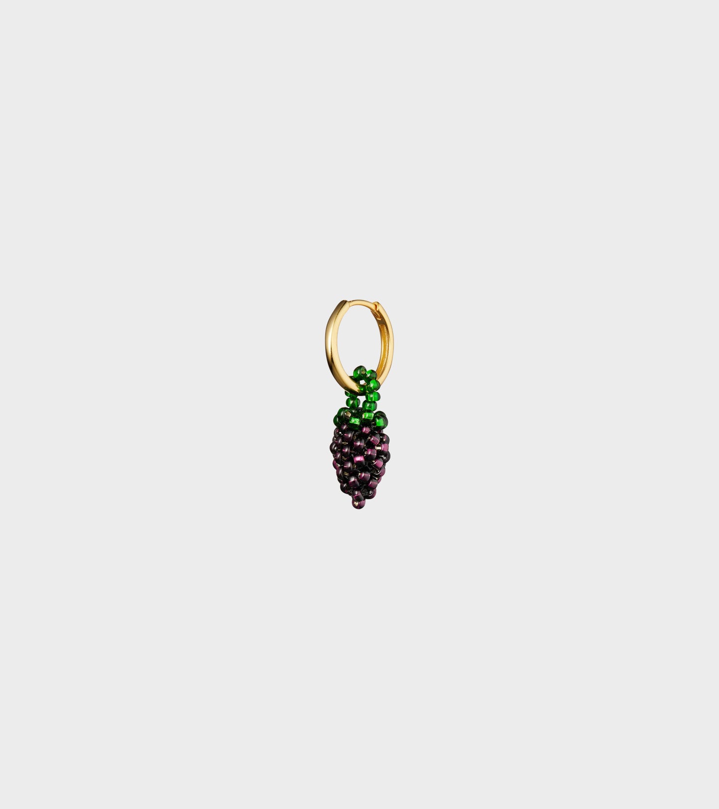 Mini Grape Earring Purple/Green/Gold
