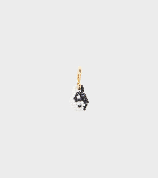Mini Yin Yang Earring White/Black
