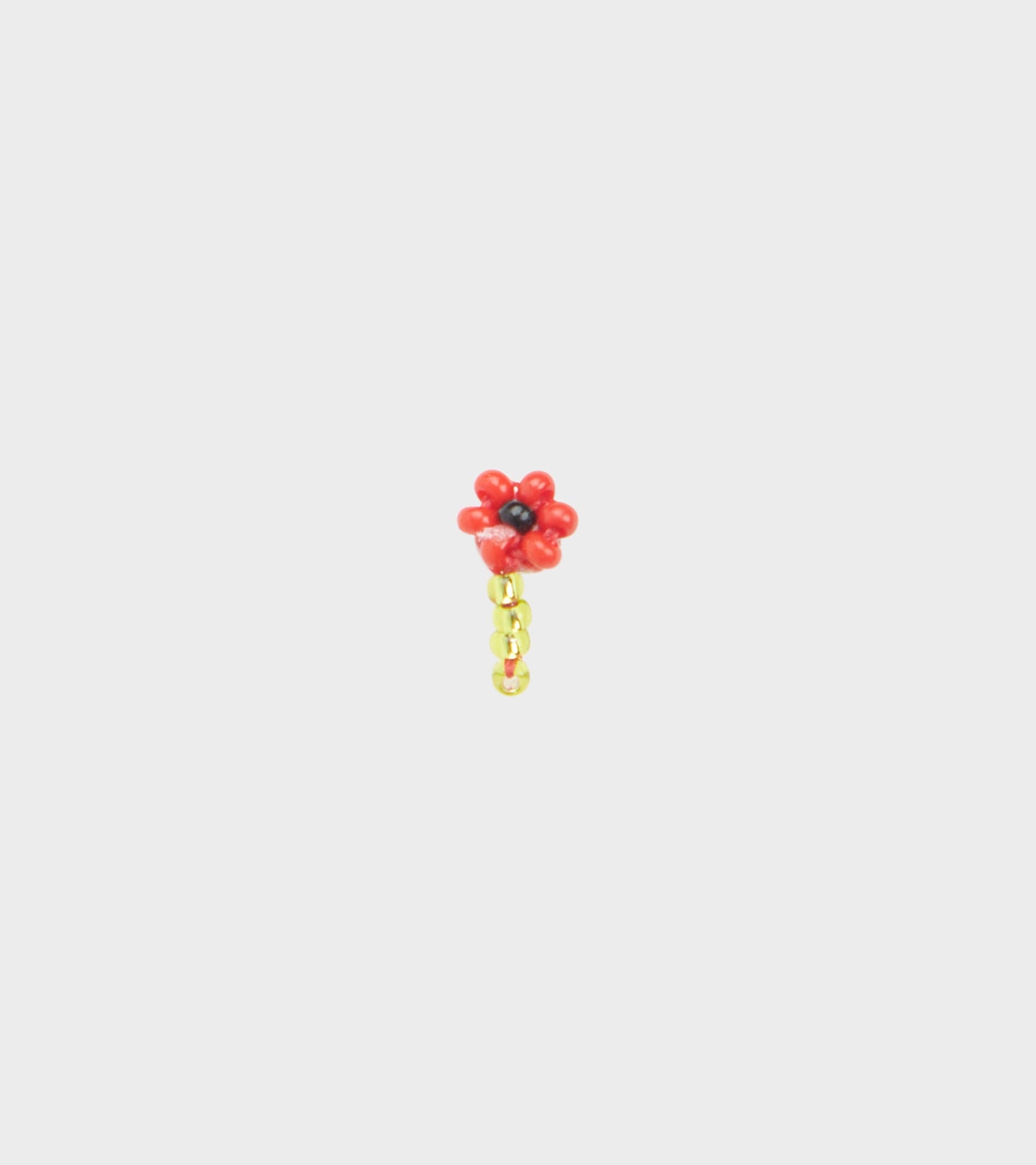 Red Flower Dream Ear Stick Red