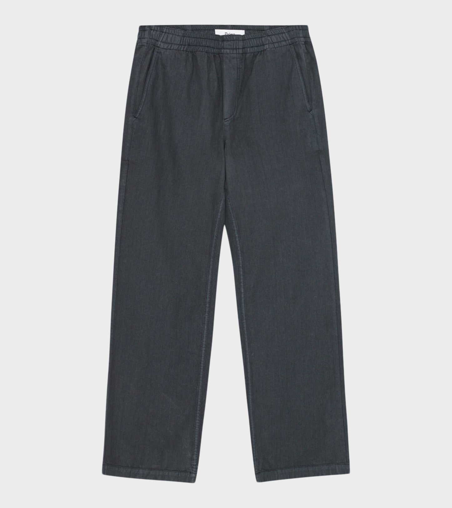 Lucien Herringbone Trousers Black