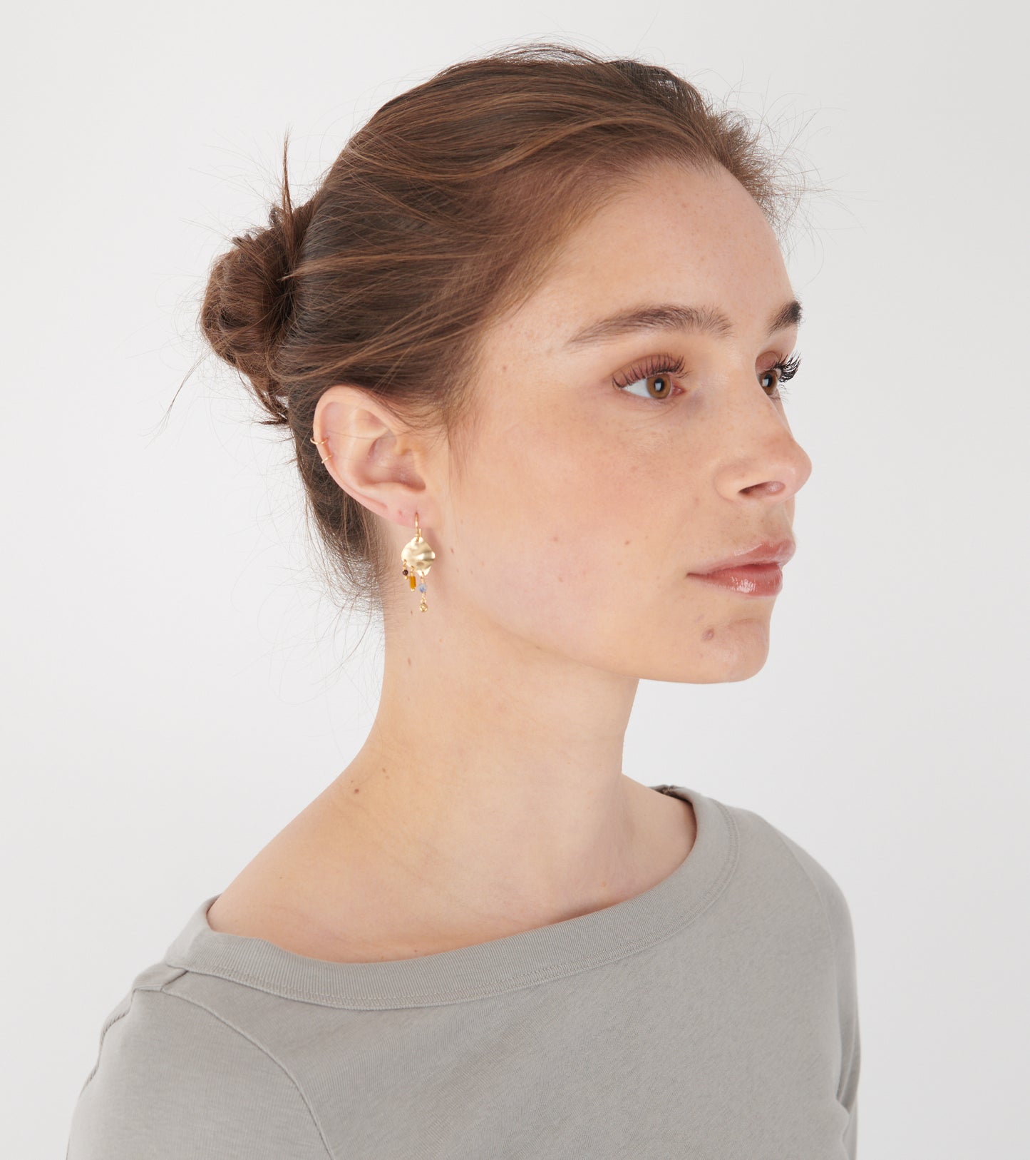 Ruth Earring Blue Mix