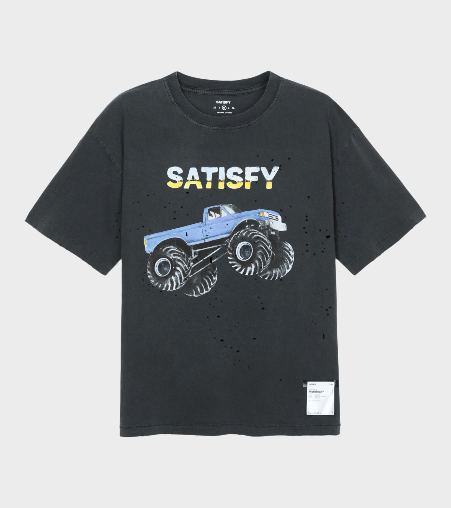 MothTech Truck T-shirt Aged Black