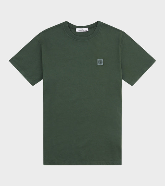 Boxy Logo T-shirt Bottle Green