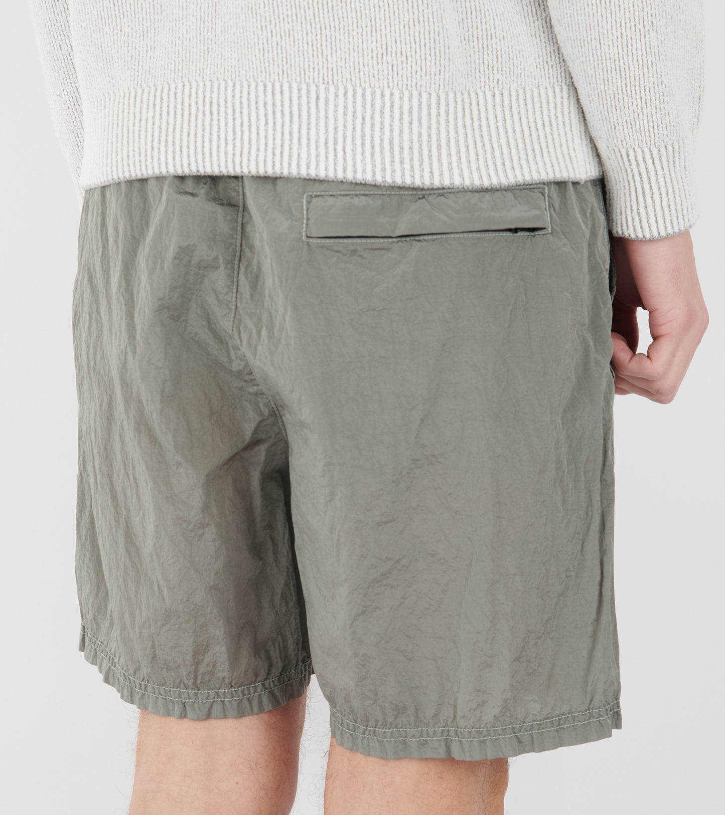 Econyl Nylon Swim Shorts Grey