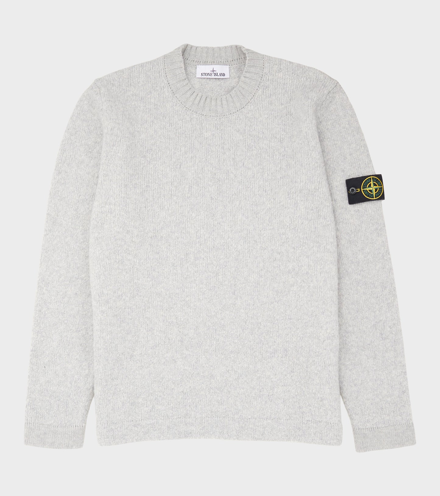 Fluffy Knitted Crewneck Grey