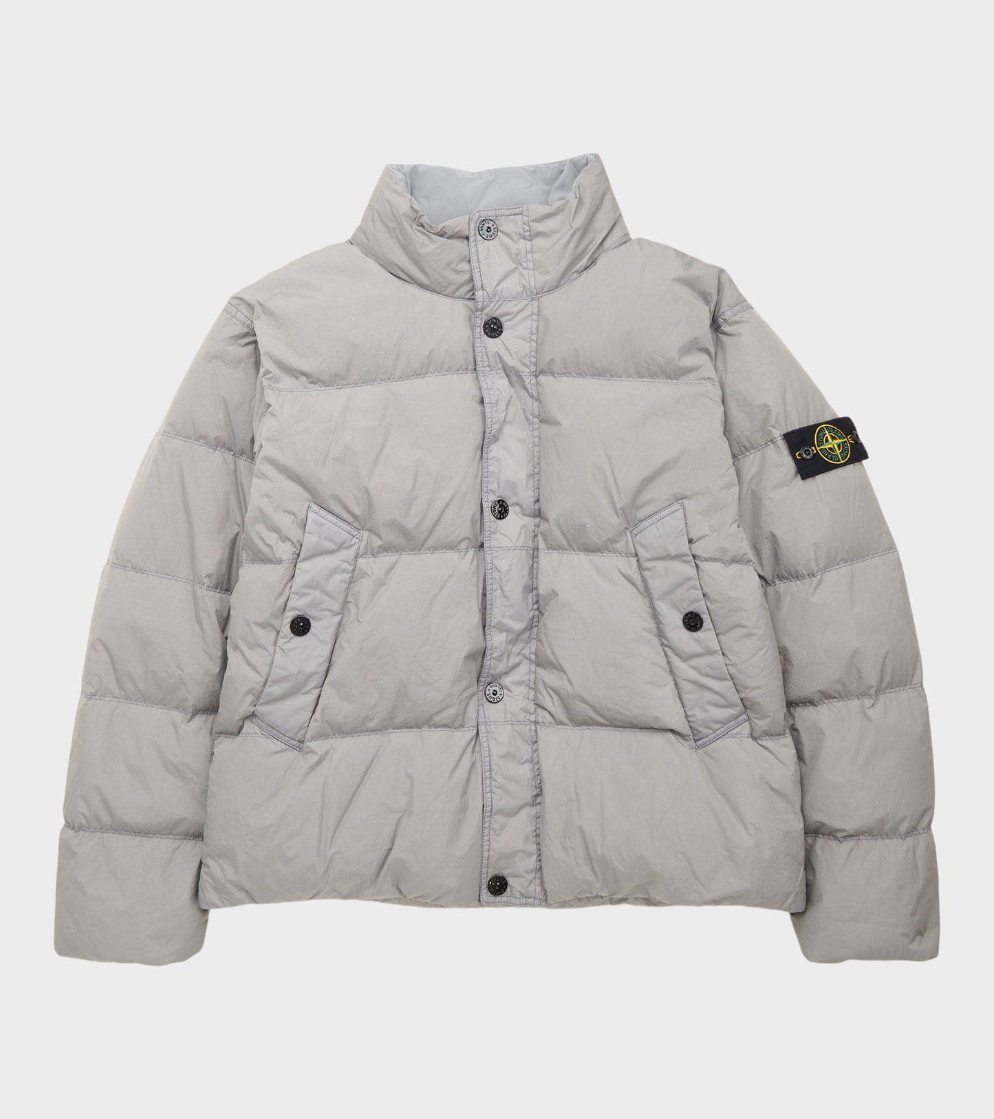 Garment Dyed Crinkle Reps NY Down Jacket Grey