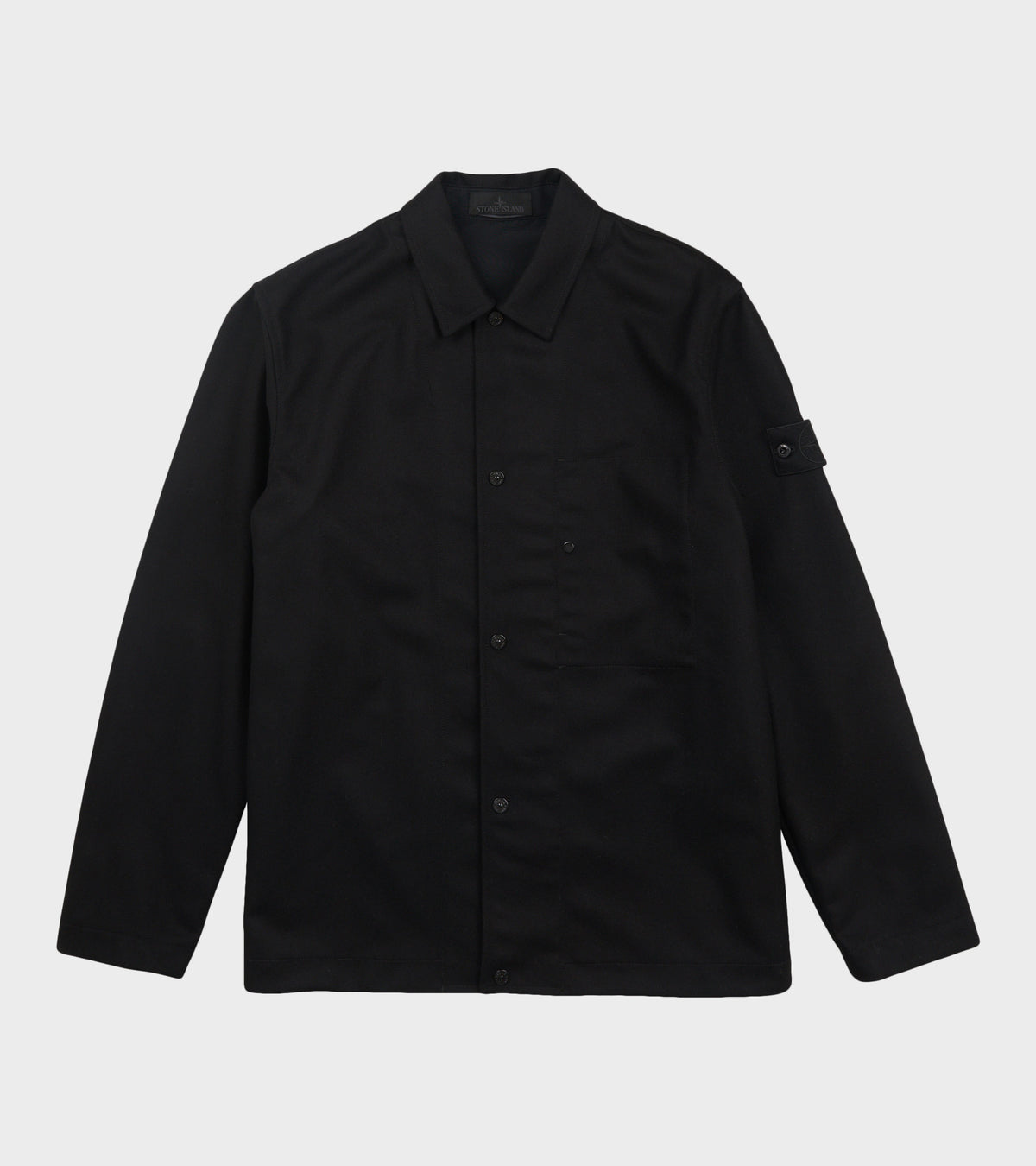 Ghost Wool Overshirt Black