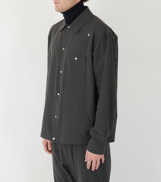Stellina Wool Overshirt Dark Grey