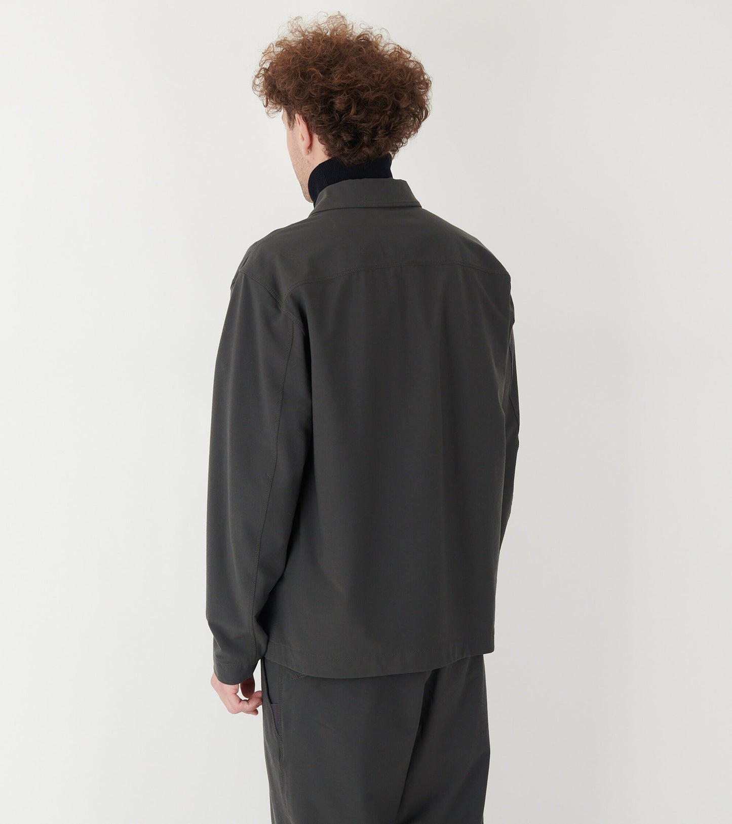 Stellina Wool Overshirt Dark Grey