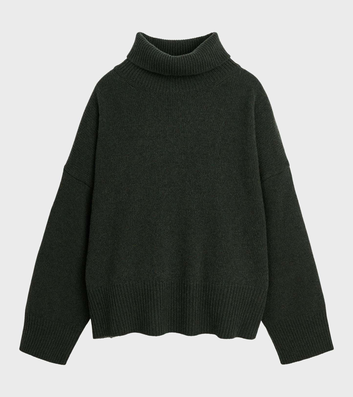 Silene T-neck Dark Green