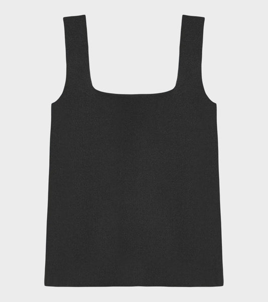 Lay2 Sleeve Top Black