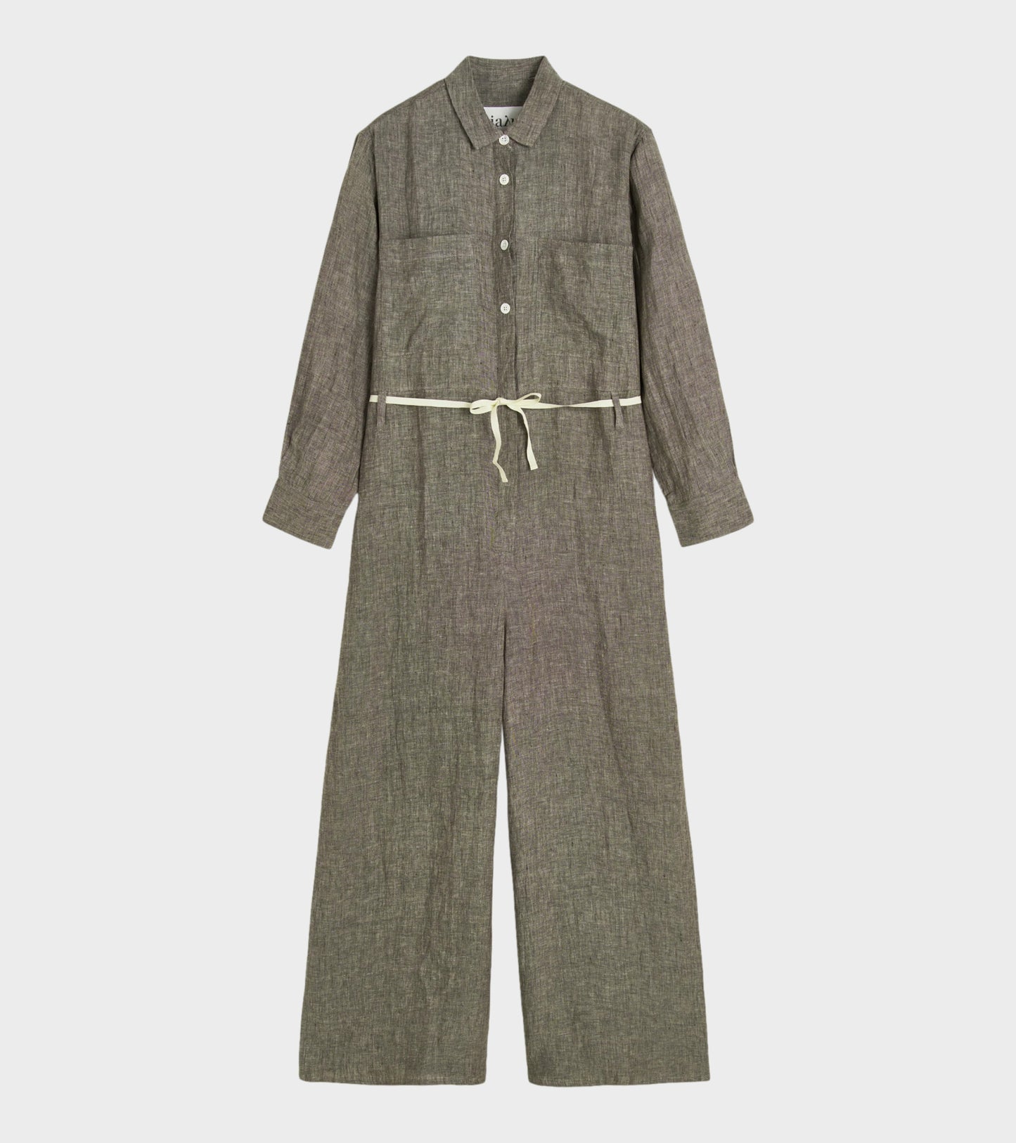 Jumpsuit Linen Brown