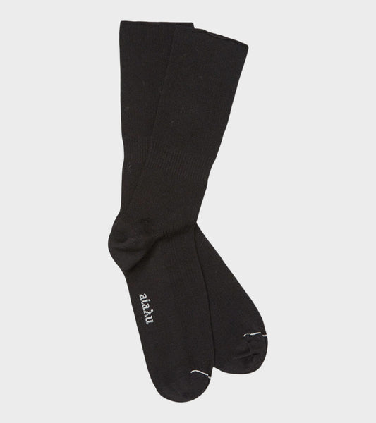 Cotton Rib Socks Black