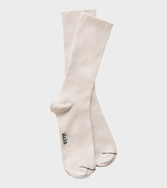 Cotton Rib Socks Milk