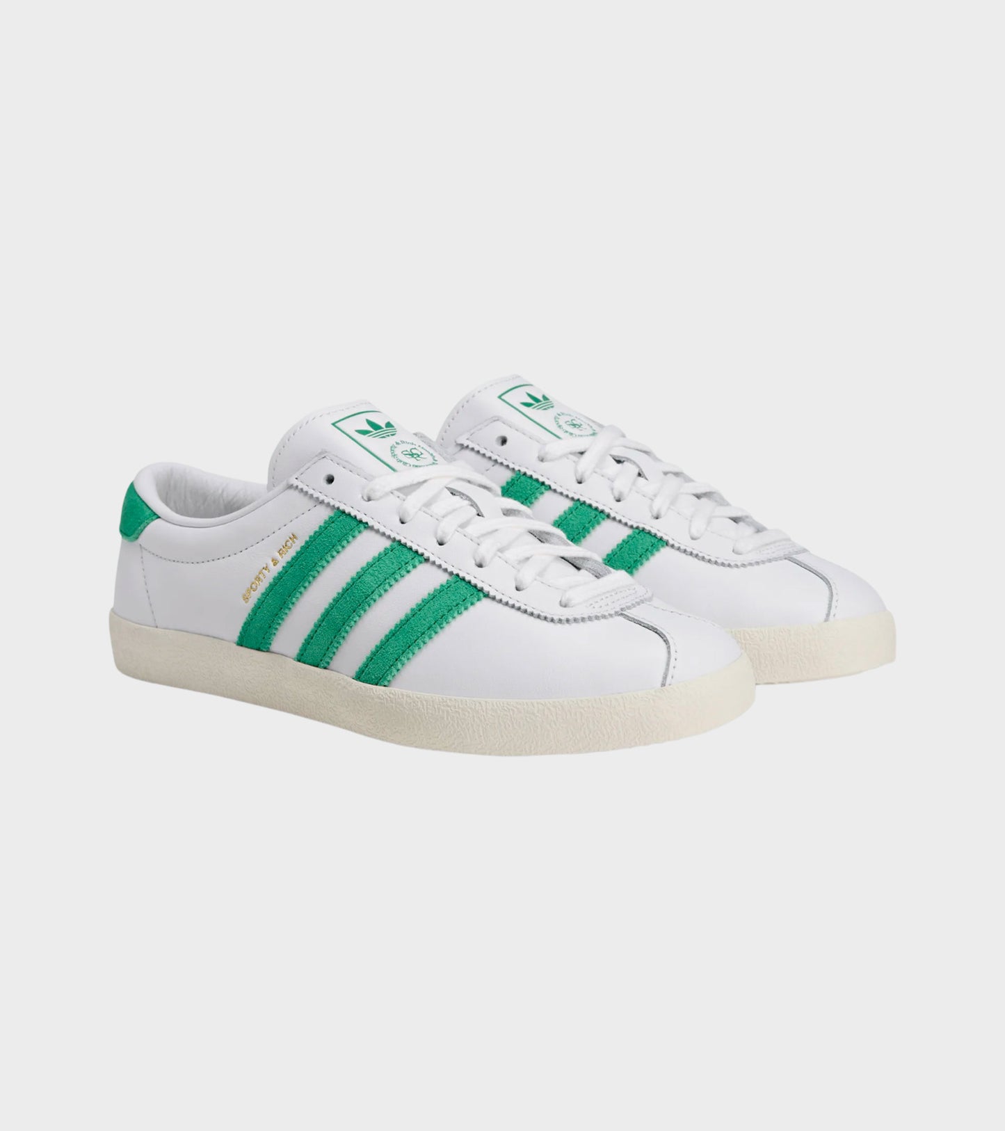 Blanc Sporty & Rich Cloud White/Court Green