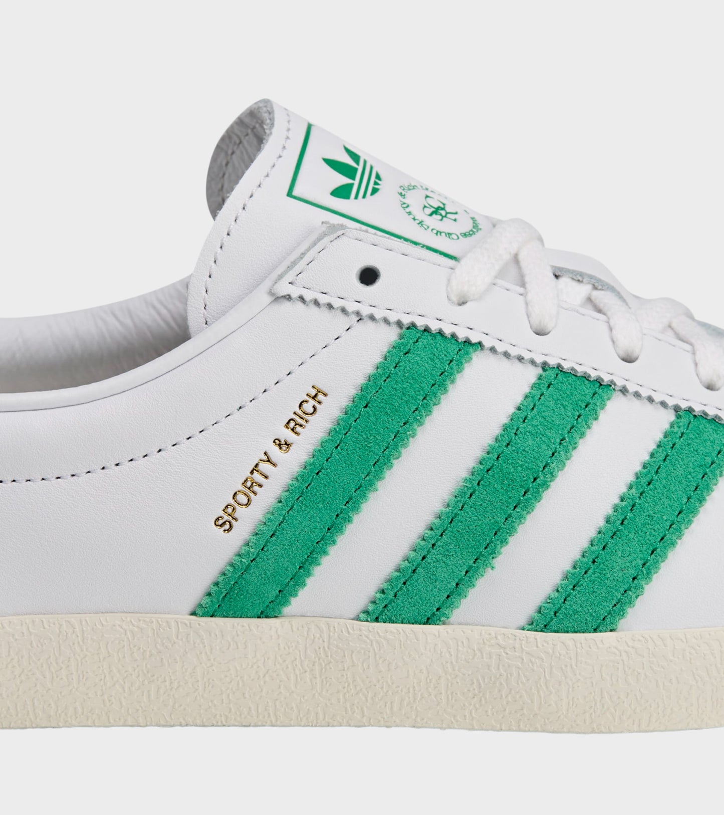 Blanc Sporty & Rich Cloud White/Court Green