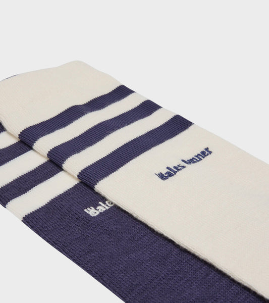 WB 3S Socks Navy/Cream White