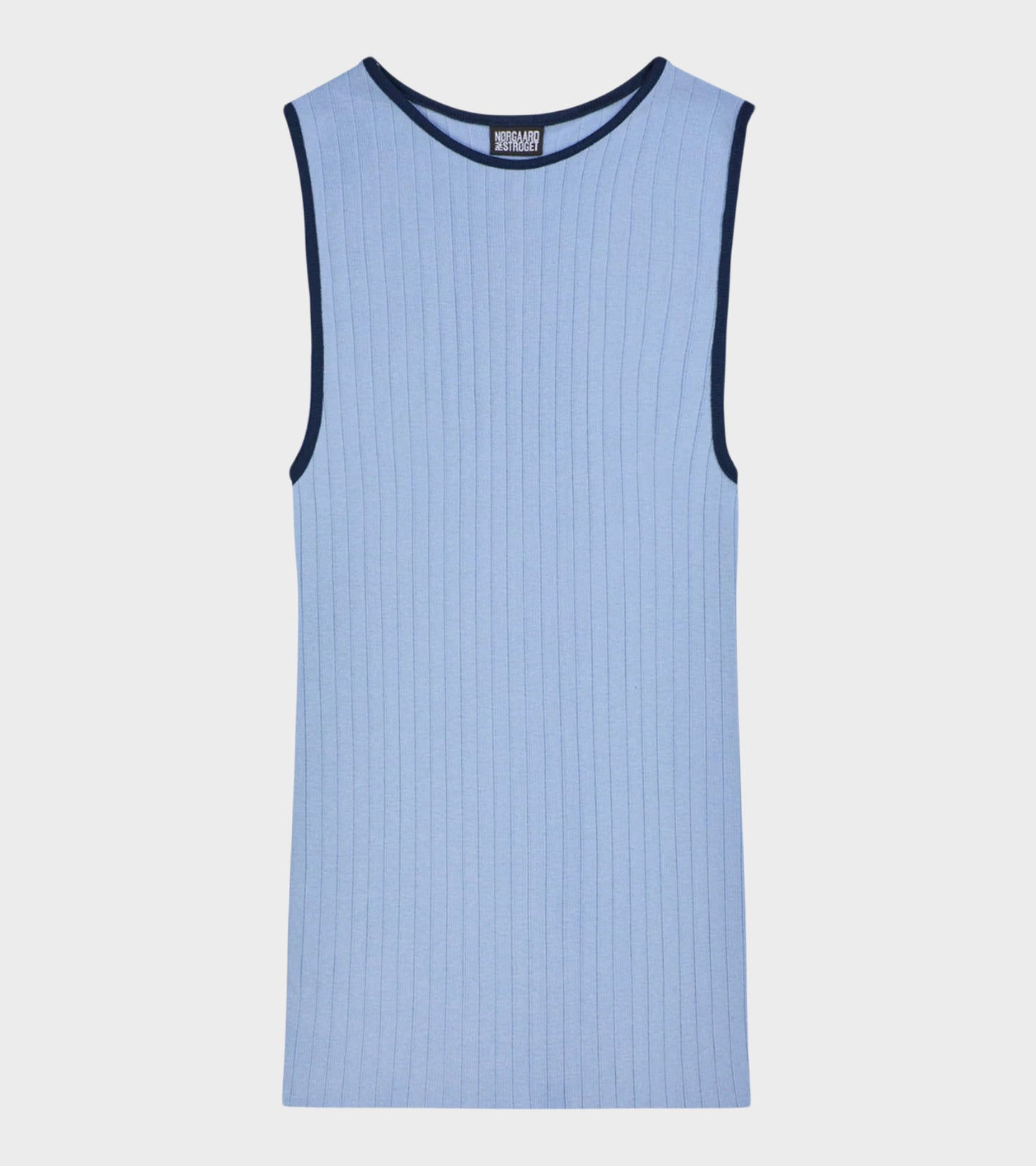 101 Tank Top Kontrast Powder Blue/Marine