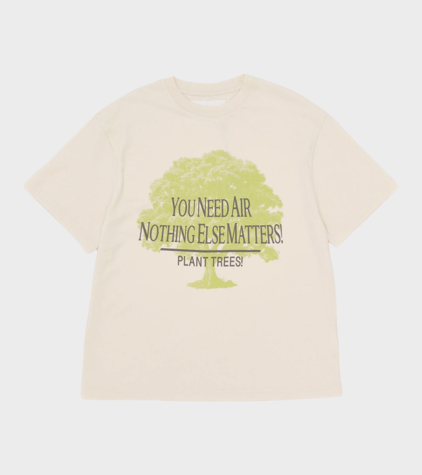 Grateful Tee S/S Ecru Plant Trees