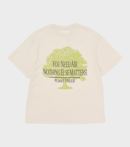Grateful Tee S/S Ecru Plant Trees