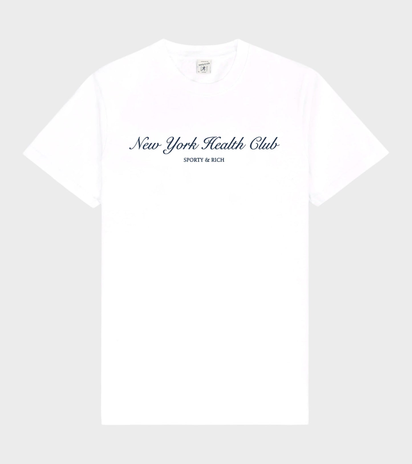 NY Health Club T-shirt White/Navy