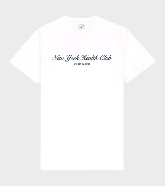 NY Health Club T-shirt White/Navy