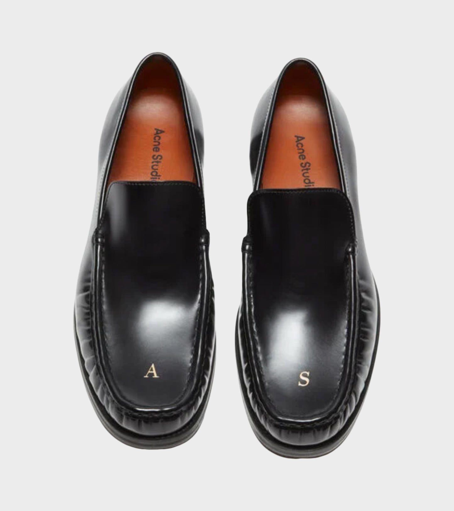 Leather Loafers Black
