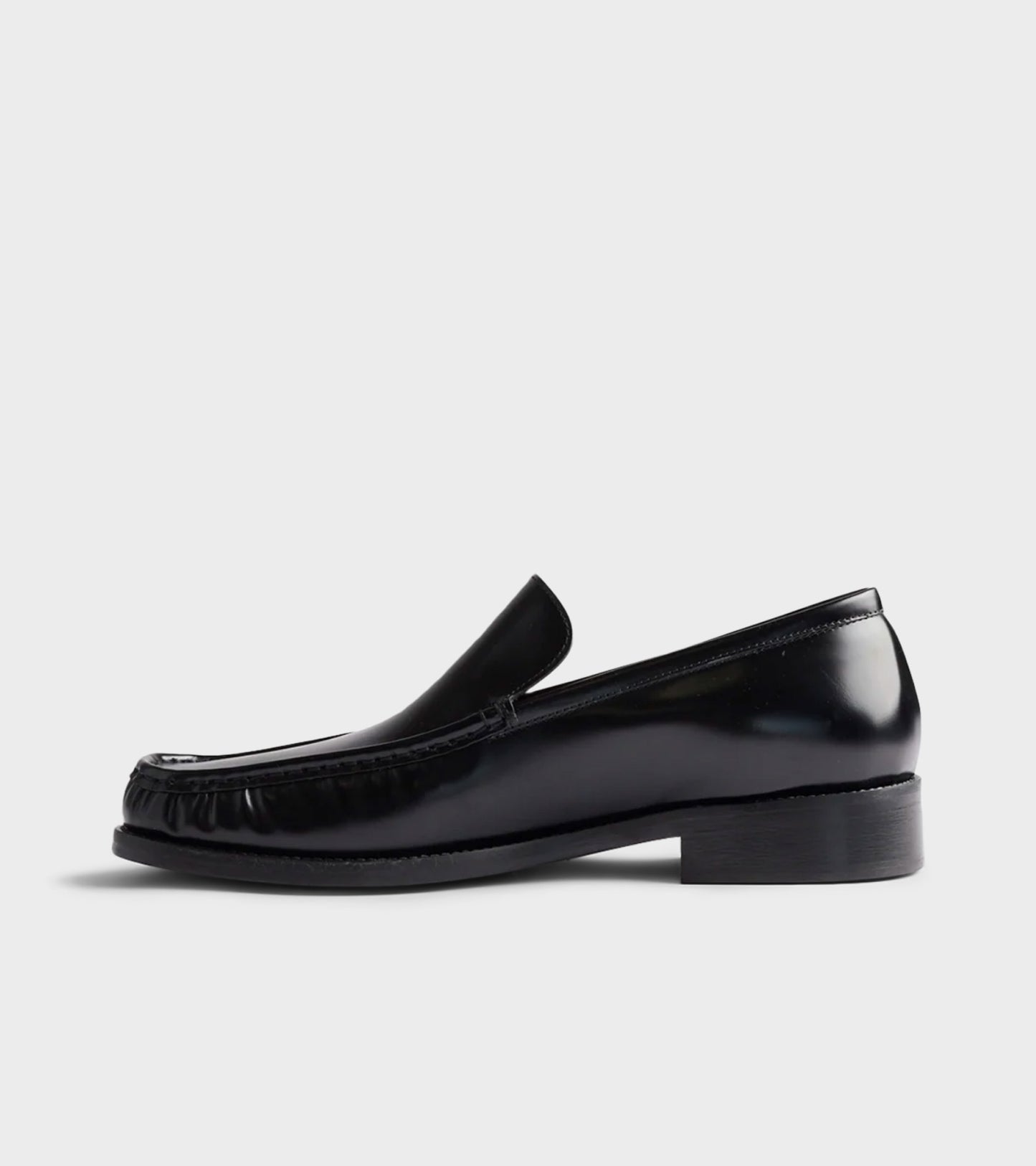 Leather Loafers Black