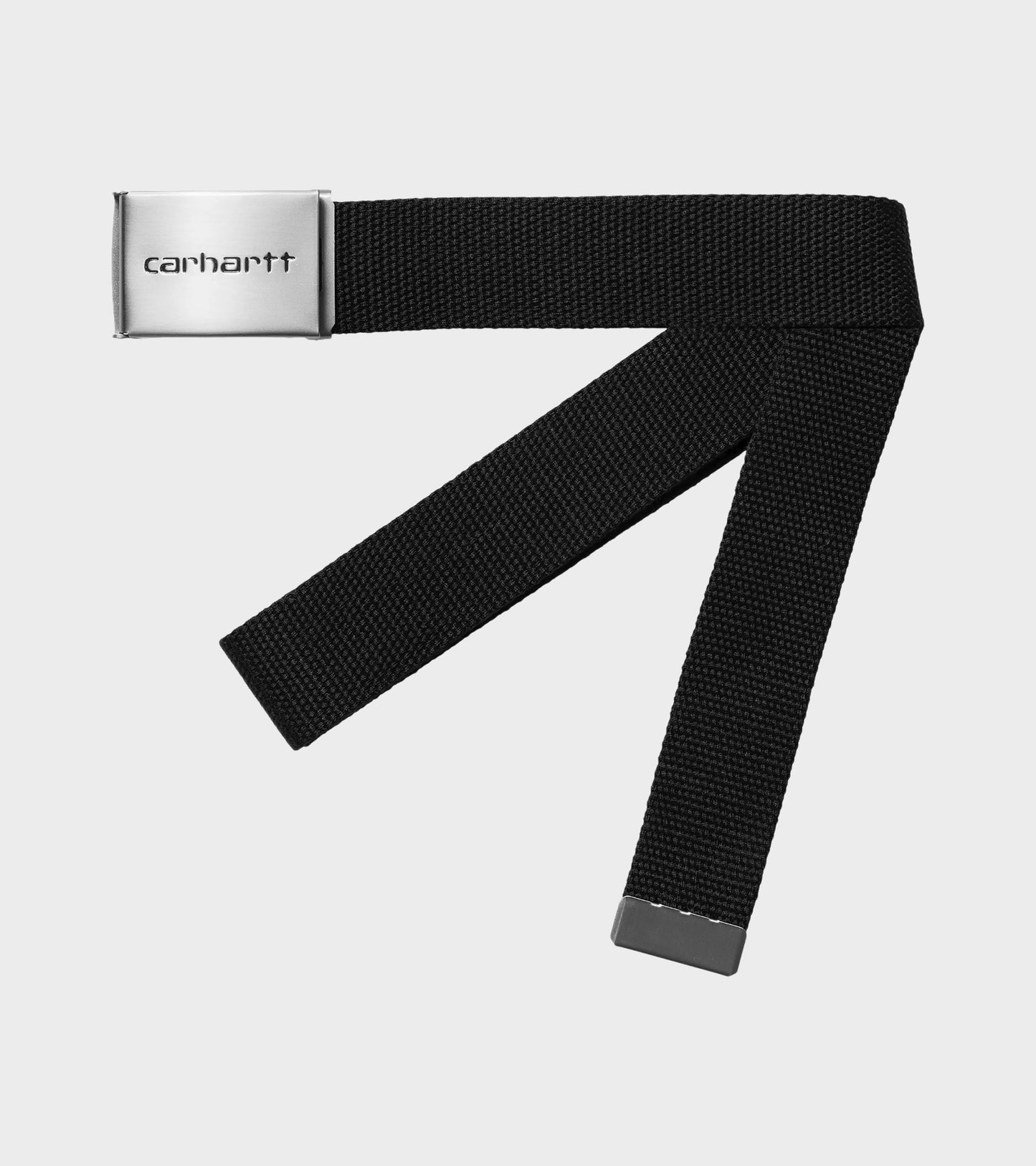 Clip Belt Chrome Black