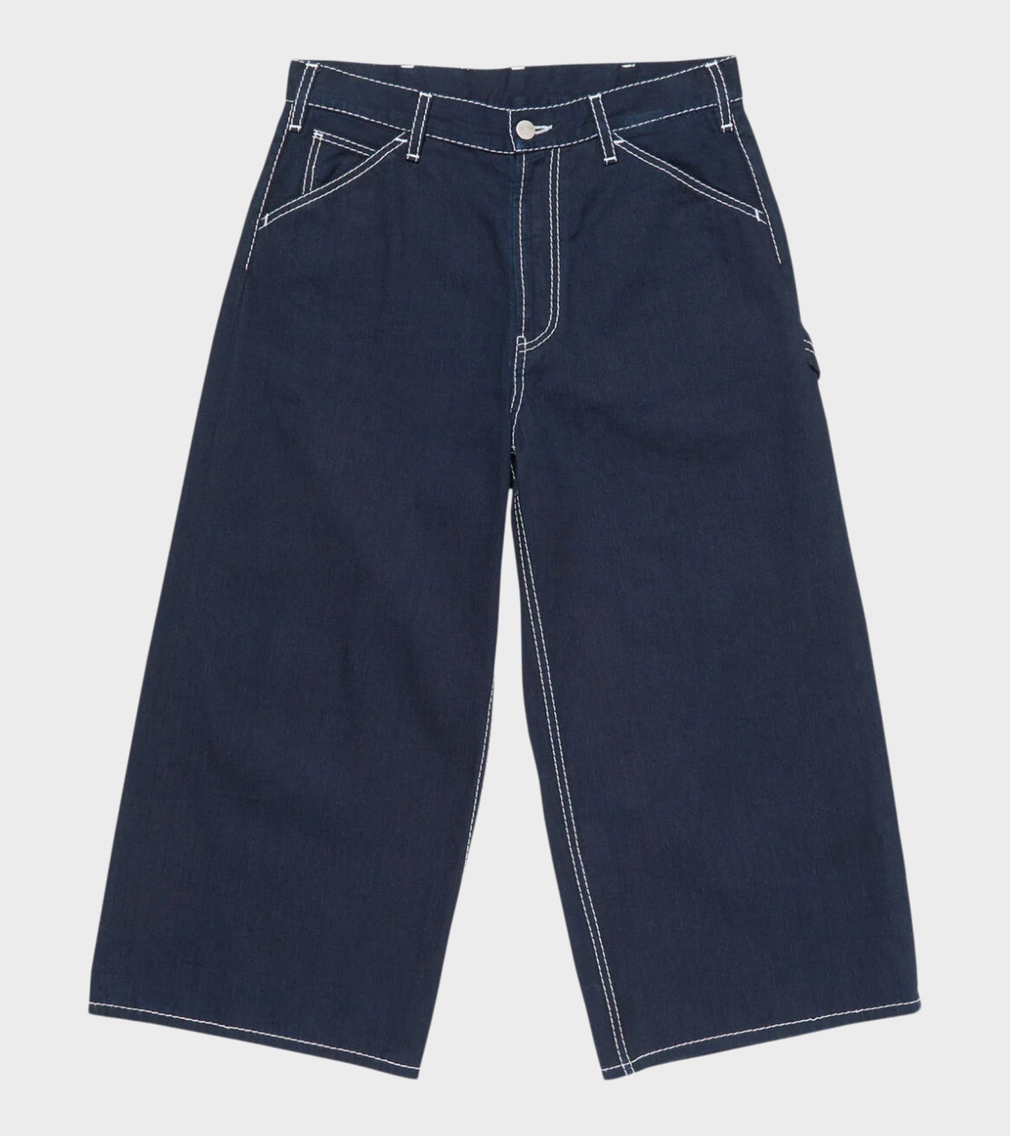 Indigo Denim Trousers Indigo Blue